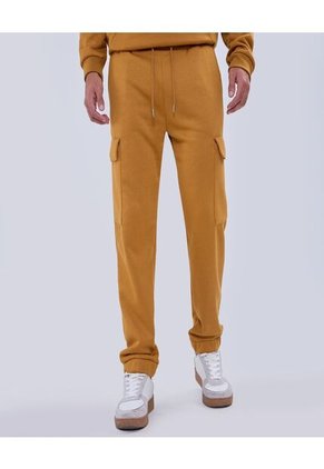 Pantalon Para Hombre Jogger Color Mostaza Marca Ostu #60070362