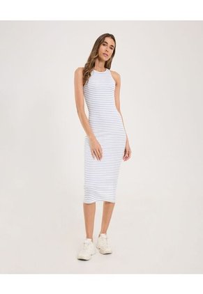Vestido Para Mujer M/Sisa Largo Color Azul Marca Ostu #40170303