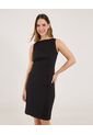 Vestido Para Mujer M/Sisa Medio Color Negro Marca Ostu #40170331 de Ostu