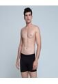 Boxer Para Hombre Filete Medio Algodón Color Negro Marca Ostu #60000413 de Ostu