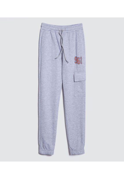 Pantalon Para Niño Jogger Color Gris  Marca Ostu #80070065