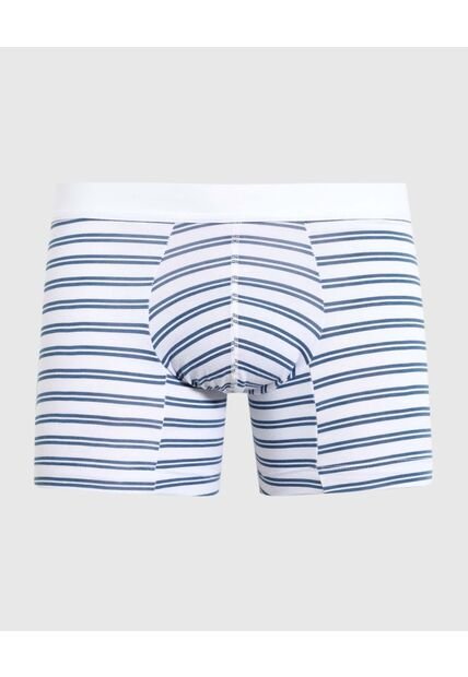 Boxer Para Hombre Filete Corto Algodón Color Blanco Marca Ostu #60000501