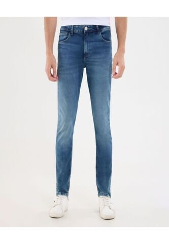 Jean Para Hombre Skinny Color Azul Marca Ostu #60160424 Ostu