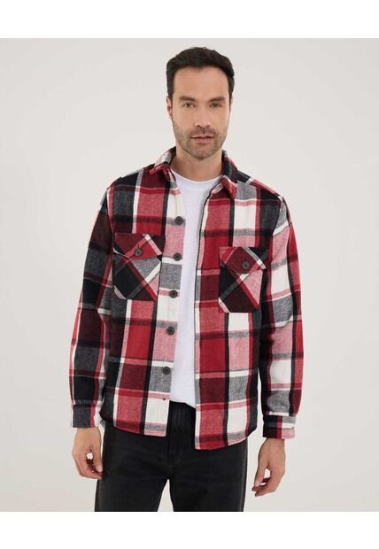 Chaqueta Para Hombre  Color Rojo Marca Ostu #60080115