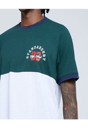 Camiseta Para Hombre Manga Corta Color Verde  Marca Ostu #60091318