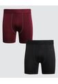 Boxer Para Hombre Filete Medio Algodón Color Negro Marca Ostu #60000413 de Ostu