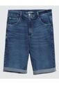 Bermuda Para Hombre  Color Azul Medio Marca Ostu #60100405 de Ostu