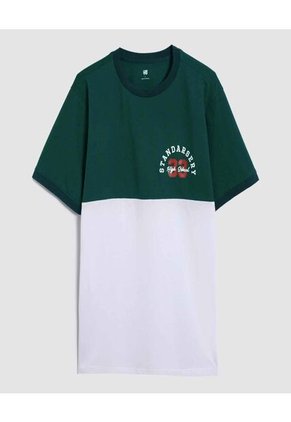 Camiseta Para Hombre Manga Corta Color Verde  Marca Ostu #60091318