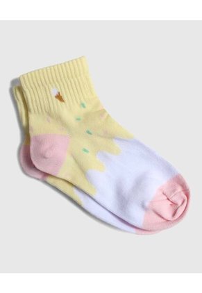 Medias Infantil Niña Tobillera Color Negro Marca Ostu #90980108