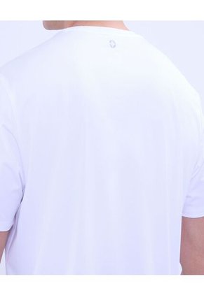 Camiseta Para Hombre Manga Corta Cuello Redondo Color Blanco Marca Ostu #60091476