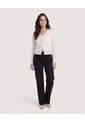 Camiseta Mesh Lace Up  Para Mujer Crema Ostu de Ostu