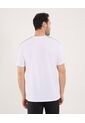 Camiseta Para Hombre Manga Corta Cuello Redondo Color Blanco Marca Ostu #60091613 de Ostu