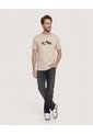Jean Regular Stretch  Para Hombre Negro Ostu de Ostu