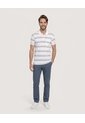 Pantalón Basico Chino  Para Hombre Azul Ostu de Ostu