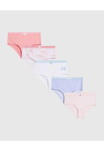 Ropa Interior Para Niña Panty Color Pack X Marca Ostu #90180069 Ostu