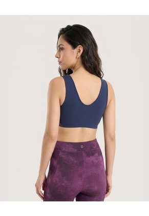 Top Deportivo De Tiras Para Mujer Azul Ostu