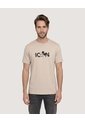 Camiseta Mickey Mouse Icon  Para Hombre Beige Ostu de Ostu