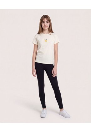 Pack X2 Camisetas Summer Para Niña  Infantil Niña Crema Ostu