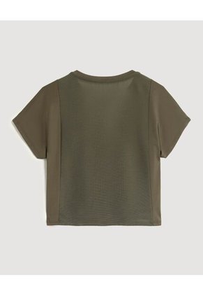 Camiseta Para Mujer Crop Top Color Verde Marca Ostu #40092551