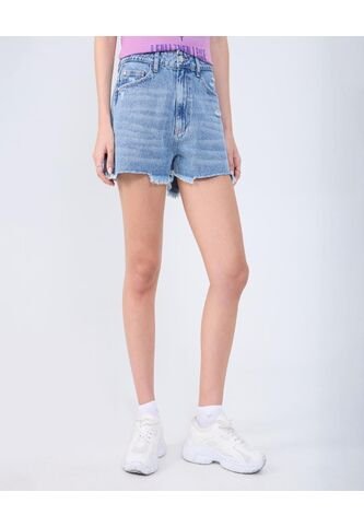 Short Para Mujer Relax Color Azul Claro Marca Ostu #40190333 Ostu