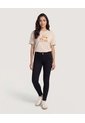Camiseta Pooh Ride  Para Mujer Beige Ostu de Ostu
