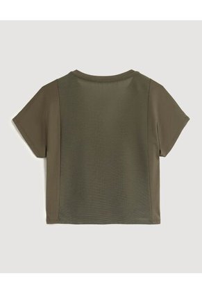 Camiseta Para Mujer Crop Top Color Verde Marca Ostu #40092551