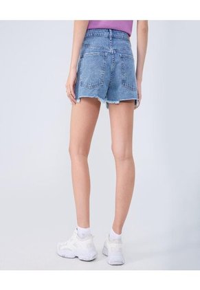 Short Para Mujer Relax Color Azul Claro Marca Ostu #40190333