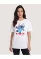Camiseta Stitch Attack  Para Mujer Crema Ostu de Ostu