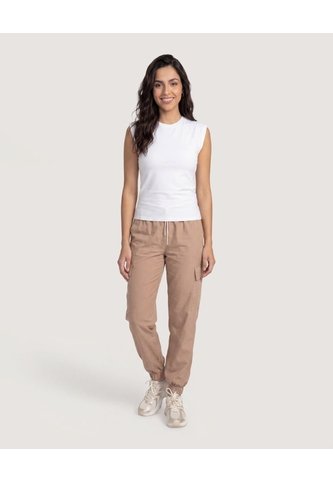 Camiseta Estampada Manga Sisa  Para Mujer Crema Ostu Ostu