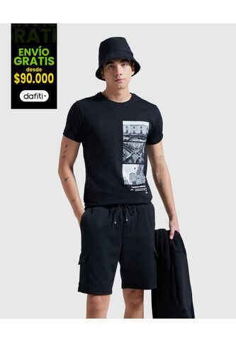 Buzo Para Hombre Hoodie Color Negro Marca Ostu #60060297 Ostu