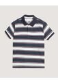 Polo Infantil Niño Manga Corta Color Azul Marca Ostu #80110104 de Ostu