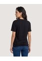Camiseta Alice Vintage  Para Mujer Negro Ostu de Ostu