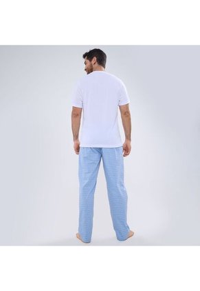 Camiseta Interior Para Hombre Manga Corta Color Blanco Marca Ostu #60020012