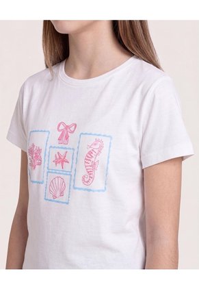 Pack X2 Camisetas Marinas Para Niña Infantil Niña Negro Ostu