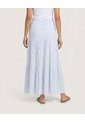 Falda Maxi Floral Breeze  Para Mujer Azul Ostu de Ostu