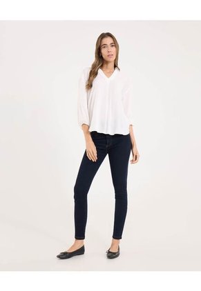 Jean Para Mujer Skinny Color Azul  Marca Ostu #40160419