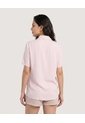 Camisa Manga Corta  Para Mujer Lila Ostu de Ostu