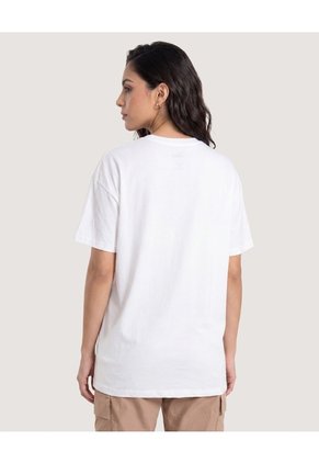 Camiseta Mickey Minnie Magic  Para Mujer Crema Ostu