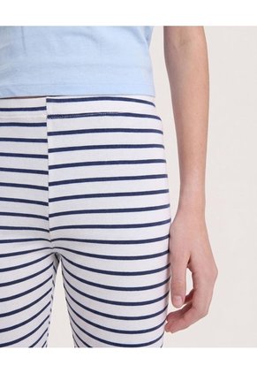 Pack X2 Leggings Rayas Para Niña  Infantil Niña Negro Ostu