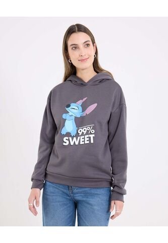 Buzo  Para Mujer Hoodie Color Gris Marca Ostu #40060519 Ostu