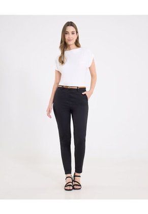Pantalón  Para Mujer Chino Color Negro Marca Ostu #40070762