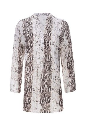 Blusa Para Mujer Manga 3/4 Color Café Marca Ostu #40120457