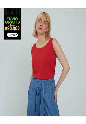 Blusa Para Mujer Manga Sisa Color Rojo Marca Ostu #40120853 Ostu