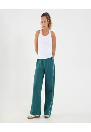 Pantalón Para Mujer Multiusos Punto Color Verde Marca Ostu #40070759