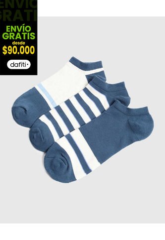 Medias Para Hombre Invisible Color Negro Marca Ostu #60980324 Ostu