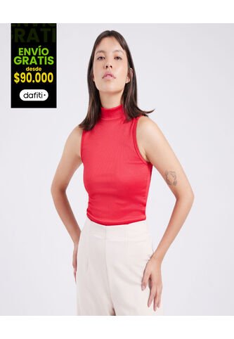 Camiseta Para Mujer Manga Sisa Color Rojo Marca Ostu #40091833 Ostu