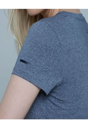 Camiseta Para Mujer Manga Corta Cuello V Color Negro Marca Ostu #40091888