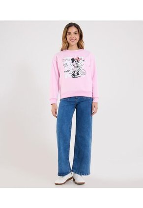 Buzo Para Mujer Cuello Redondo Color Rosado Marca Ostu #40060515