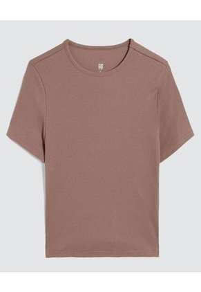 Crop Top Para Mujer Crop Top Color Café Claro Marca Ostu #40092335