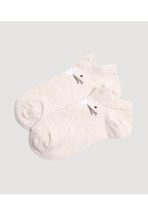 Medias Infantil Niña Invisible Color Gris Marca Ostu #90980154